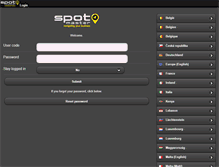 Tablet Screenshot of live.spotmaster.com